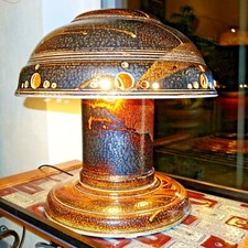 Extravagante Tischlampe in Pilzform - 4 flammig dimmbar Atelier Kiel Tönnieshof 