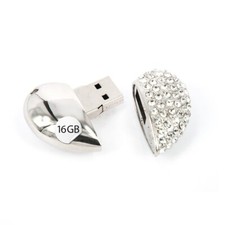 USB Stick Herz 16 GB Strass