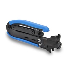 Kompressionszange Crimpzange für F-Stecker RG59 RG6 RG11 SAT Koax Kabel Profi