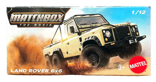 Matchbox land rover - land, 6x6