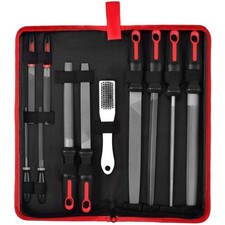 Feilenset 12tlg Flach Halbrund