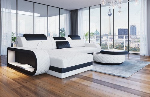 Ledersofa ecksofa designersofa - ledersofa,