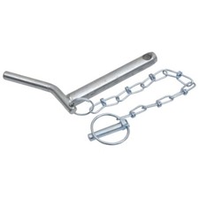 Oberlenkerbolzen 25mm Kat 2 125mm Nutzlänge mit Kette Bolzen Traktor Schlepper