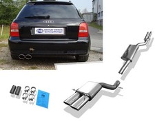 Fox Sportanlage ab Kat Audi RS4 B5 2x115x85mm oval eingerollt abgeschrägt