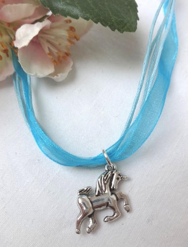 Einhorn silber kette kinder - einhorn,