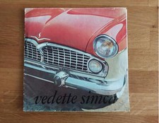 Simca Vedette - PROSPEKT (Ende