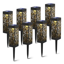 8X Solarleuchte Erdspieß