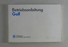 Operating Instructions VW Golf