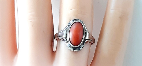 Art deco silber ring 835 - art,