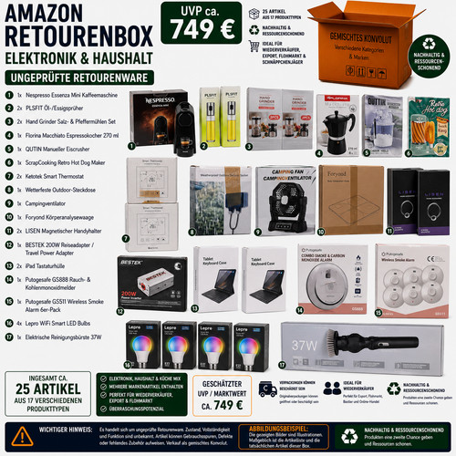 Amazon retourenbox elektronik - amazon,