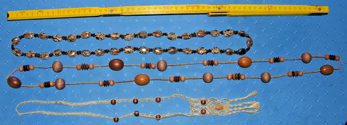 Kette aus bohnen - 3x,