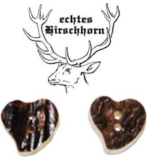 Hirschhornknöpfe  NATUR PUR