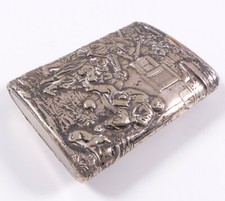 Silber 830 Streichholzdose