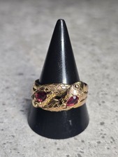 Antiker Doppel-Schlangenring 9