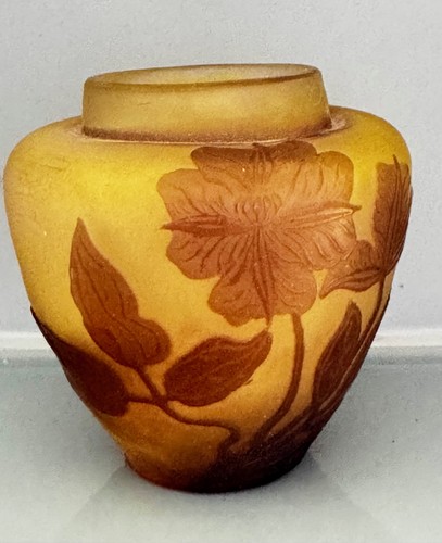 Emile galle vase minivase - galle, +