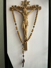 Holz Kreuz Jesus Groß mit