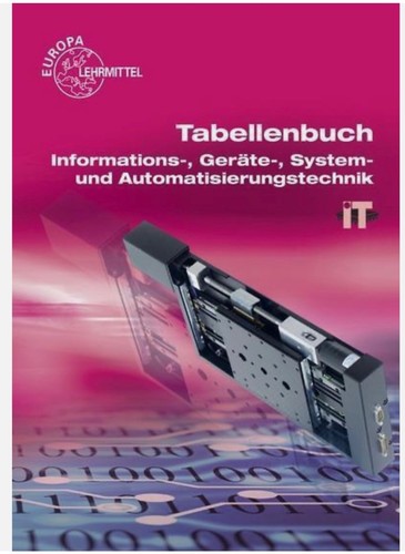 Tabellenbuch informations - tabellenbuch, informations-