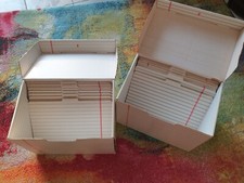 2 Papp-Boxen inkl. je 13 Mappen: super für Ablage, Archiv, Sortieren (Steuer)