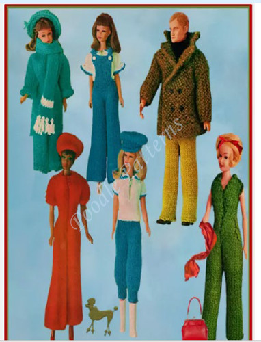 Strickanleitung barbie fashion - strickanleitung,