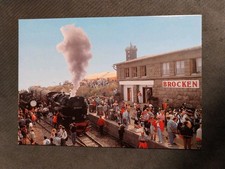 BROCKENBAHN - 15.09.1991 - Eisenbahn - tolle Postkarte (127)