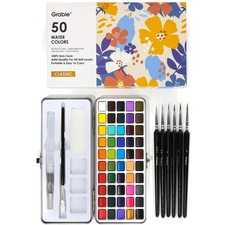 Aquarellfarben Set, 50 Farben