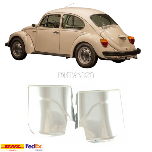 Heckfender set silber - set, für