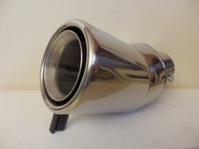 Auspuffblende Endrohr Blende Auspuff EDELSTAHL 105mm e-geprüft  i17