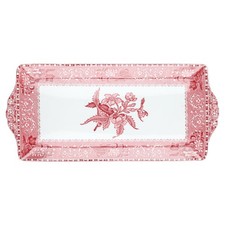 Königskuchenplatte Spode Copeland Pink Camilla