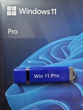 WIN 11 PRO 64 BIT USB Stick DEUTSCH Lebenslange Aktivierung