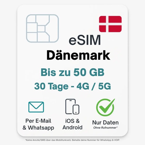 Dänemark esim datentarif - dänemark,