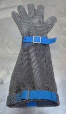 Stechhandschuh Schnittschutzhandschuh mit langer Stulpe Euroflex blau