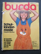 Burda Schul-Kindermode Frühjahr Sommer 1979 mit allen Schnittmustern