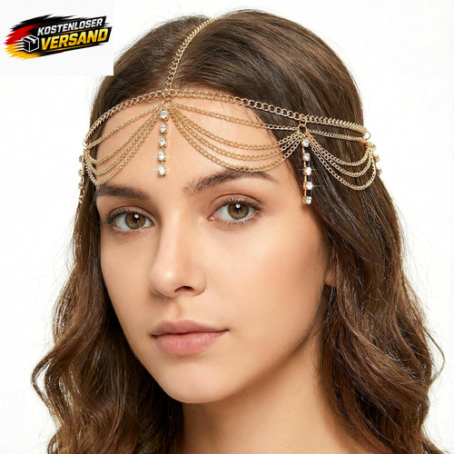 Kopfschmuck damen gold - damen,