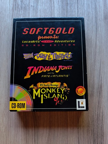 Lucasarts big box monkey - big, box,