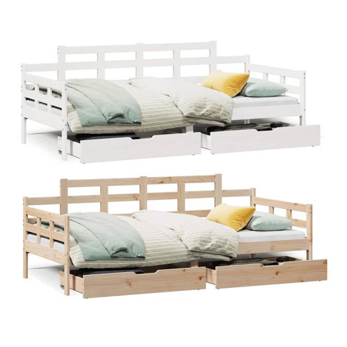 Tagesbett mit schubladen holz - mit,