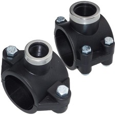 PP PE PP Anbohrschelle für PE Rohr + PVC Rohr sofort lieferbar