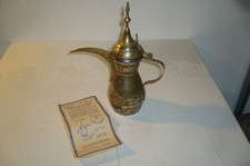 Schöne Orientalische Teekanne mit Zertifikat, Handgefertigt, Gesamthöhe: 32,5cm