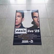 Oasis 2025 UK Tour Poster A3