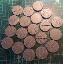 10Stk. 32mm Sci-Fi Base Rund