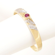 Zarter Rubinring 8 Karat 333