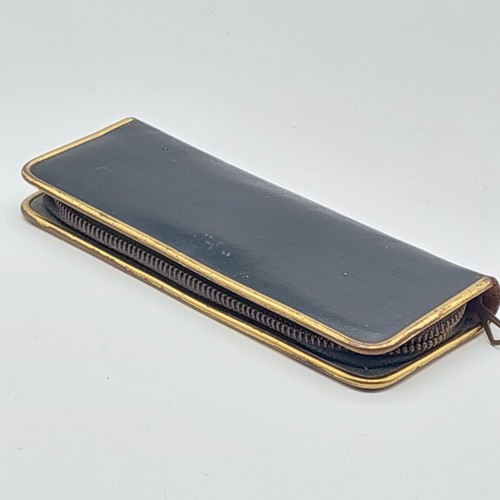 Vintage schwarz leder - vintage, etui