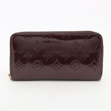 PRE-LOVED Louis Vuitton Vernis Zippy Round Wallet M93522 CA3190 Amarante