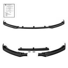 Front Spoiler Lippe schwarz ABE paßt für Stoßstange Audi A4 B8 8K 11-15 Facelift