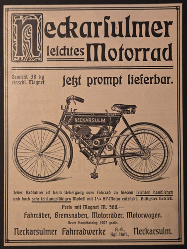 Nsu fahrradwerke - nsu,