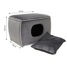 HundeHöhle Nelson Grau