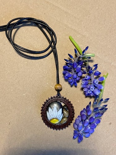Kette anhänger blume - kette,,