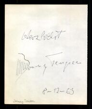 Jonny Teupen und Trio Sorrento Albumblatt 60er Jahre Original Signiert # G 43904