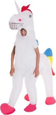 Aufblasbares einhorn kostüm - aufblasbares,
