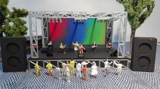 Rockkonzert  Bühne  Spur H0 1:87  Open Air Festival  Bausatz
