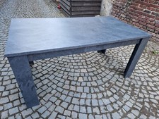 Esstisch Tisch Schieferoptik 1,60m x 0,90m ausziehbar auf 2,10m